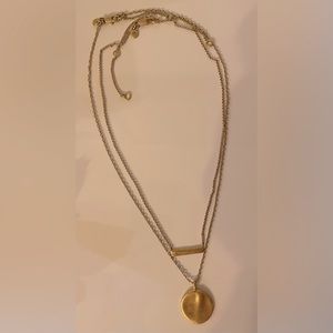 Madewell gold stacking necklaces